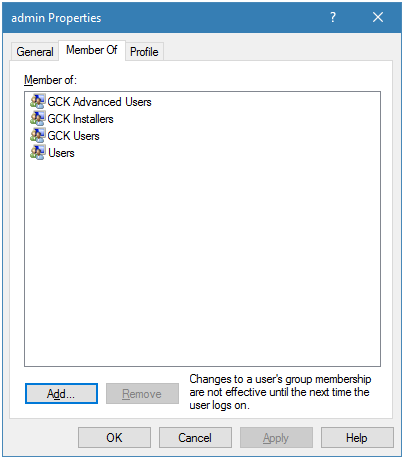 admin properties member of